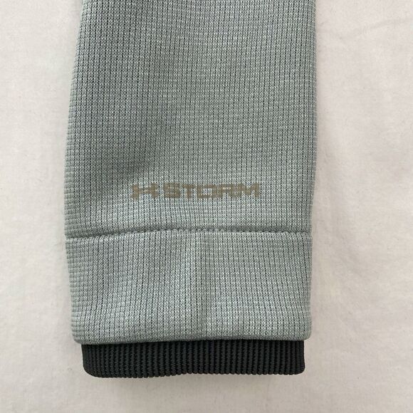 Under Armour Sweatshirt Mens Medium Gray Pullover Storm ColdGear Loose Golf - Picture 3 of 9
